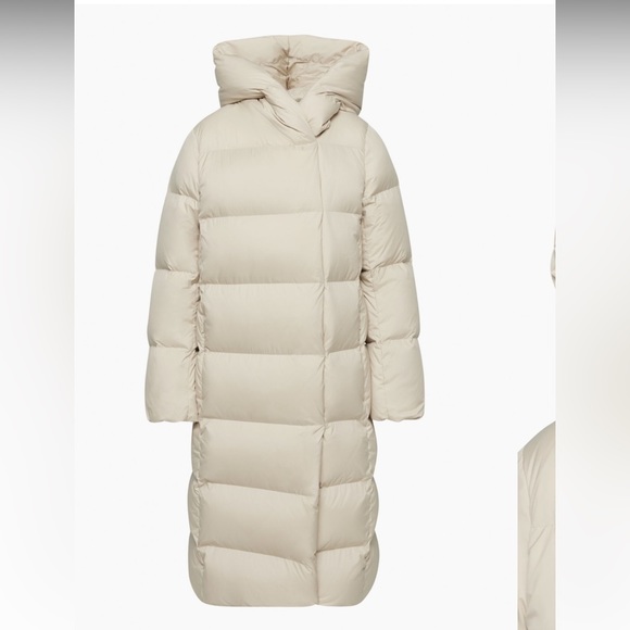 Aritzia Babaton The Duvet Puffer Long - XS - Canyon Beige - Picture 5 of 9